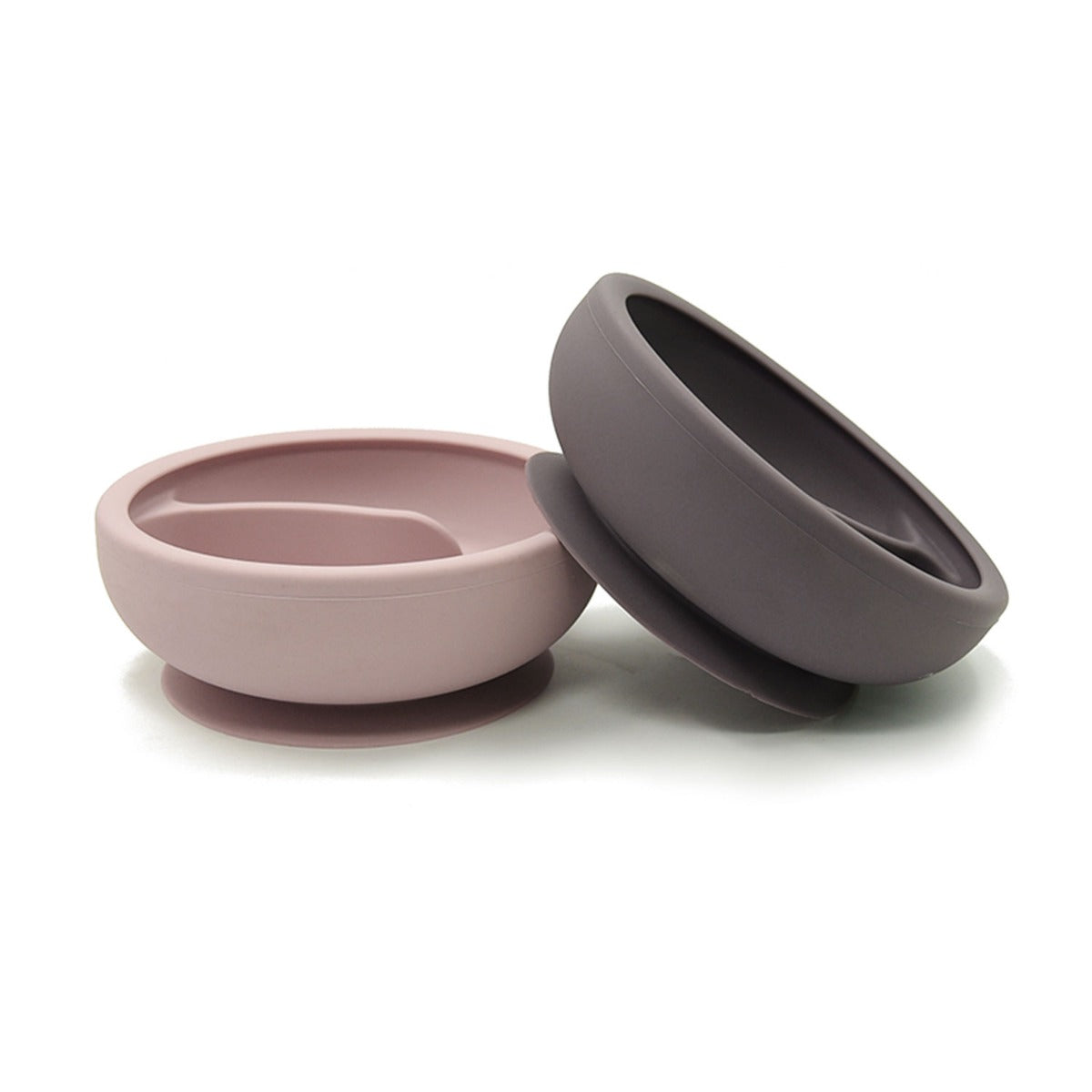 Biomom Baby Silicone Divided Suction Bowl - Silver Sage