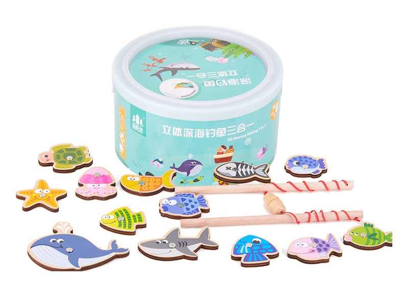 Magnetic Fishing Puzzle Game