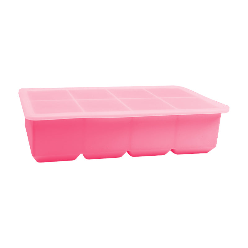 Biomom EasyServe Silicone Food Portion Freezer Tray with Resting Lid, 8 x 110ml (6 Colors) - Pupsik Singapore