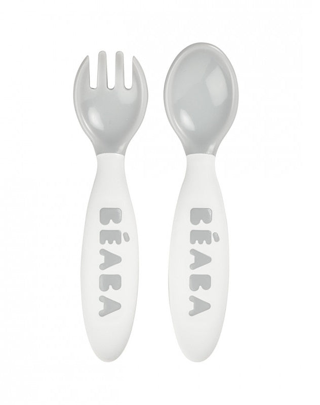 Beaba Second Stage Ergonomic Cutlery Set (3 Colours)