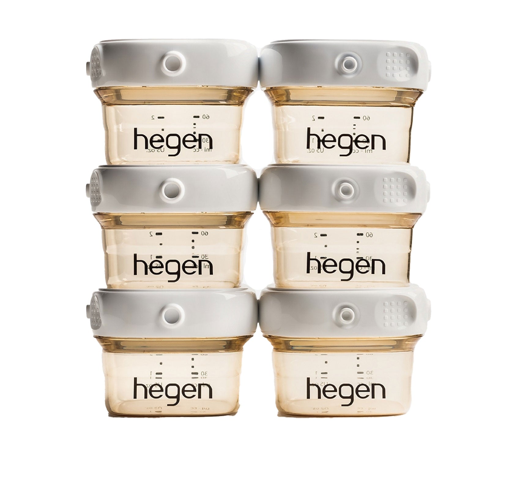 Hegen PCTO™ Breast Milk Storage Bottle PPSU, 60ml/2oz (6pk)