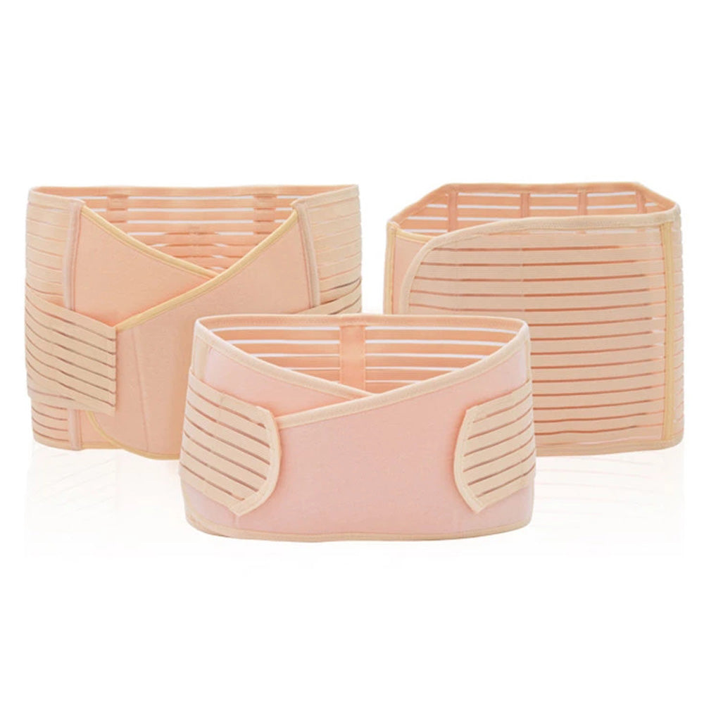 Pupsik 3-in-1 Postpartum Belly Wrap - Nude (3 Sizes)