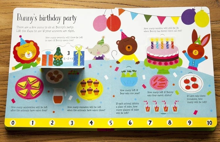 Usborne Lift-the-Flap Board Book Series - Age: 3+ (5 Titles) - Pupsik Singapore