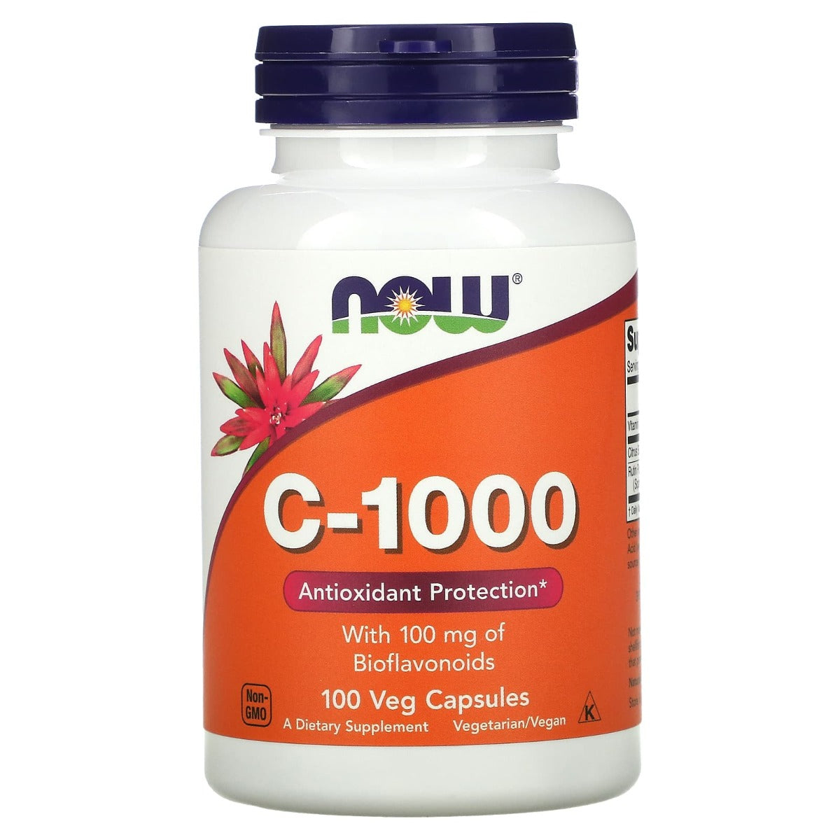 NOW Foods Vitamins C-1000 Bioflavonoids, 100 Veg Caps (Exp 11/27)