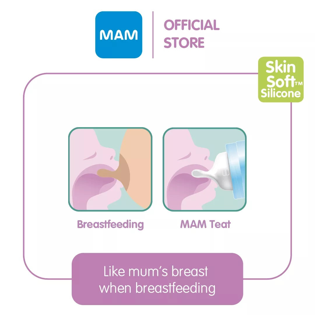 MAM Easy Start Anti-Colic Premium PPSU Milk Bottle, 160ml (3 Assorted Colours)
