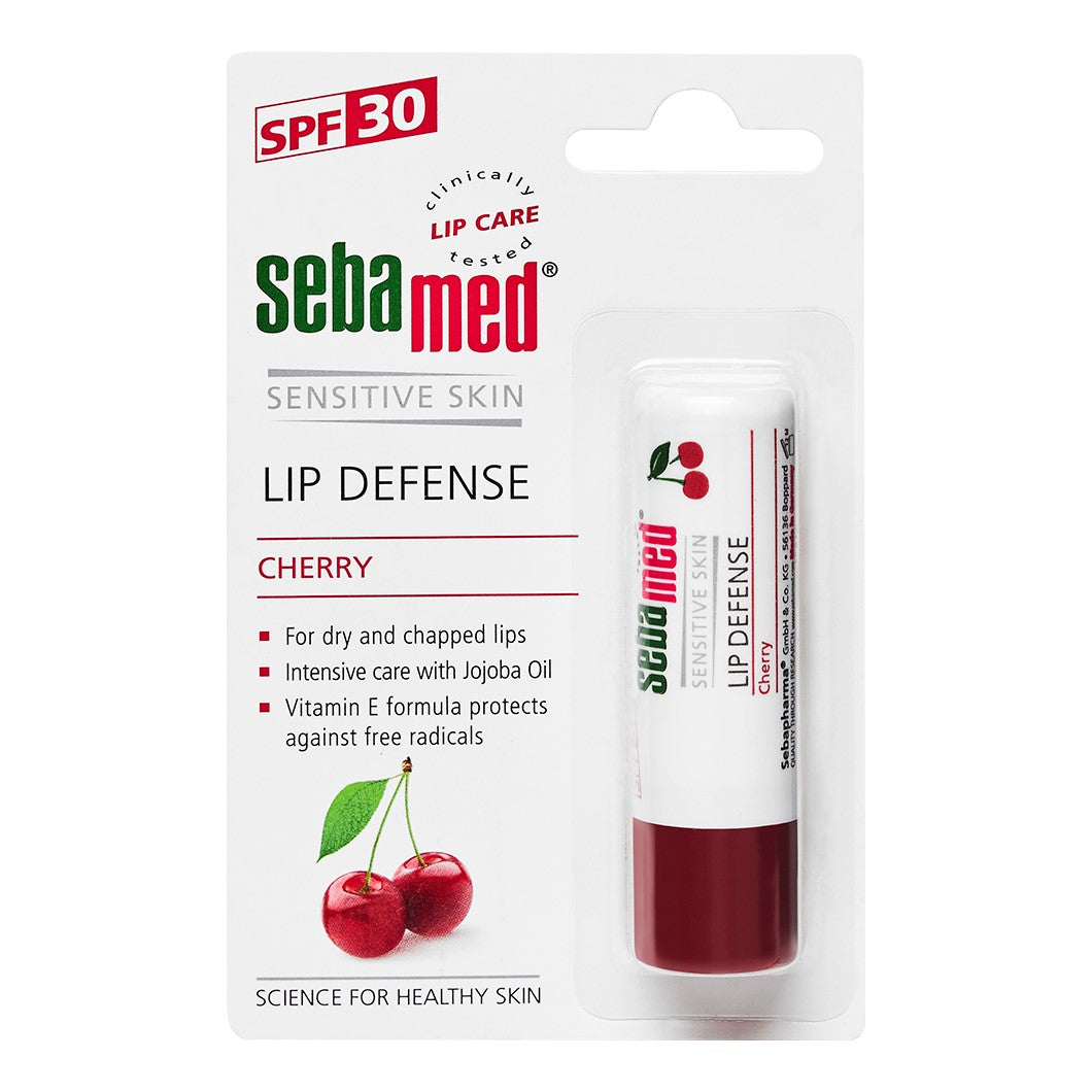 Sebamed Lip Defense Stick SPF30, 4.8g (Cherry) - Exp 08/27