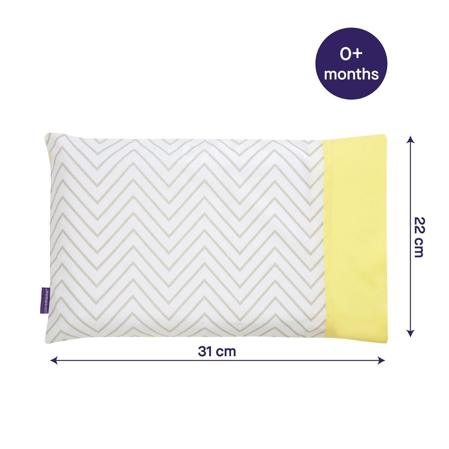 Cotton Case (31x22cm) for Clevamama ClevaFoam Pram Pillow (4 Designs) - Pupsik Singapore