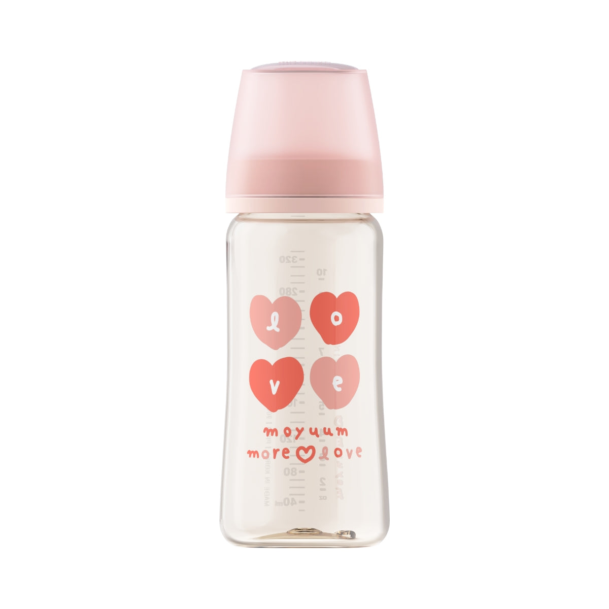 Moyuum 3rd Gen PPSU Gen All-in-One Feeding Bottle with Teats, 80/170/270/330ml (4 Designs)