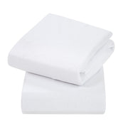 ClevaMama Jersey Cotton Fitted Sheets, 2pk (60x120cm) (2 Colours)