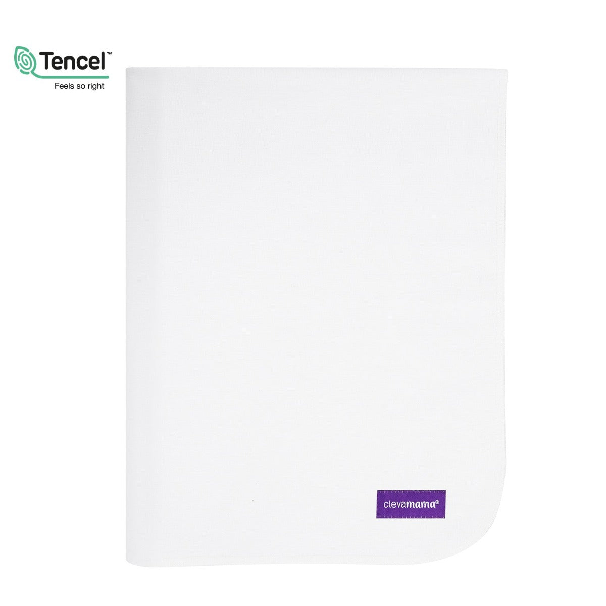 Clevamama Tencel Waterproof Training Sleep Mat (70 x 90cm) - White