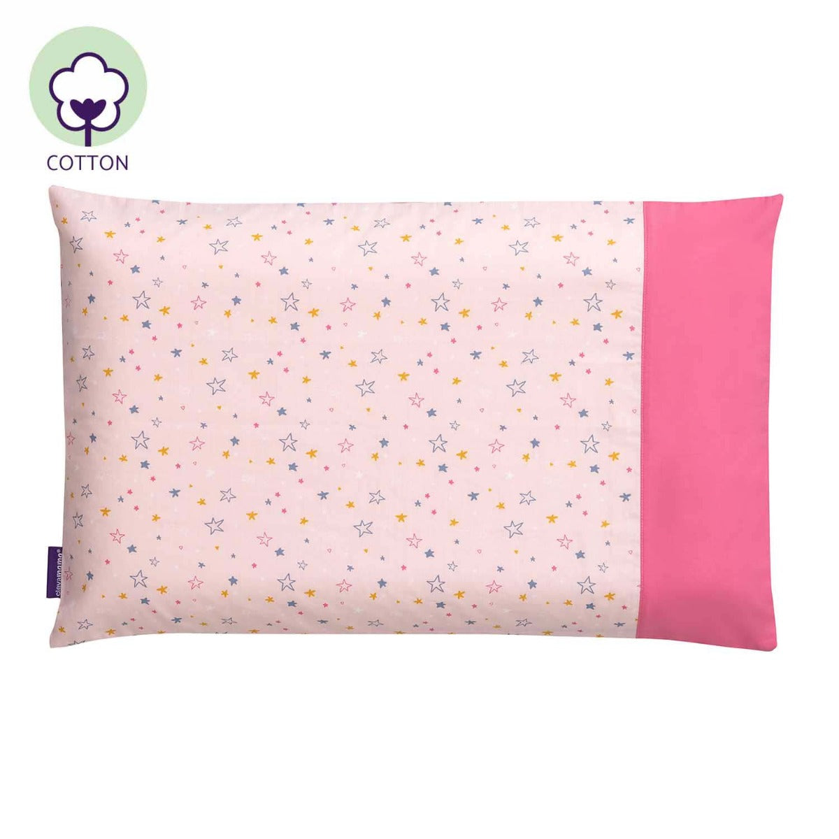 Cotton Cover (55x35cm) for Clevamama ClevaFoam Toddler Pillow (2 Designs) - Pupsik Singapore