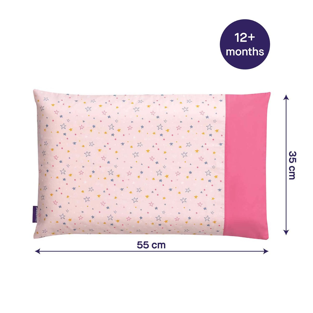 Cotton Cover (55x35cm) for Clevamama ClevaFoam Toddler Pillow (2 Designs) - Pupsik Singapore