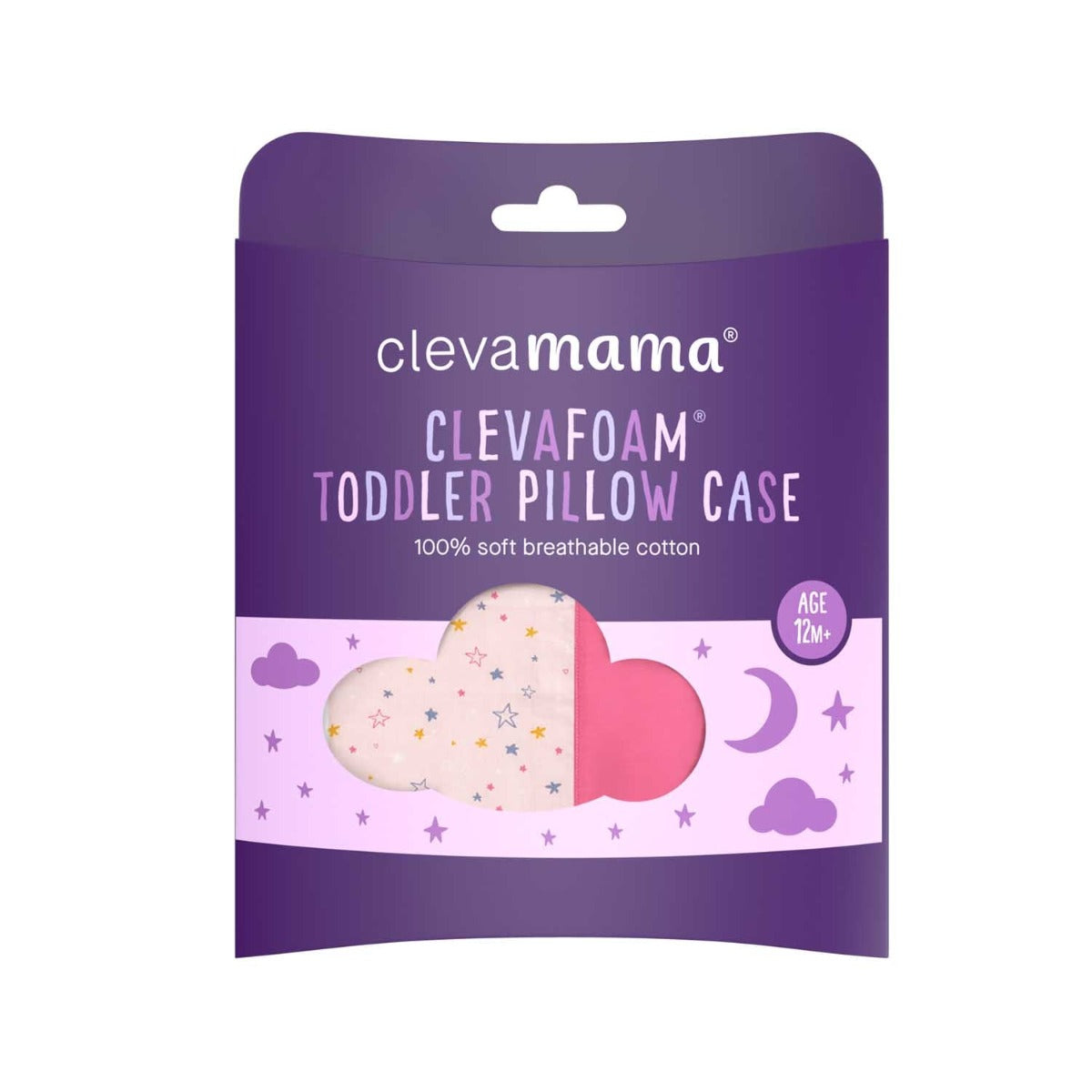 Cotton Cover (55x35cm) for Clevamama ClevaFoam Toddler Pillow (2 Designs) - Pupsik Singapore