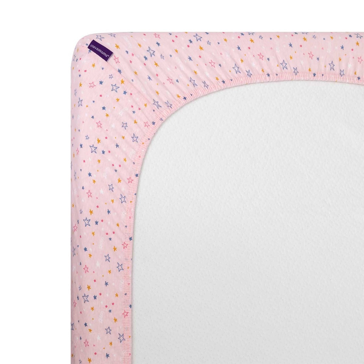 ClevaMama Jersey Cotton Fitted Sheets, 2pk (72x140cm) - 3 Colors - Pupsik Singapore