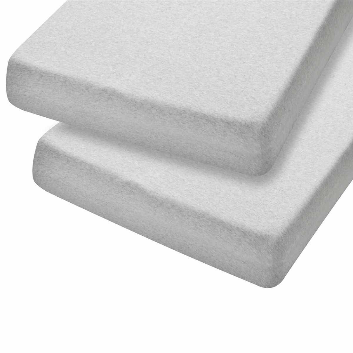 ClevaMama Jersey Cotton Fitted Sheets, 2pk (72x140cm) - 3 Colors - Pupsik Singapore