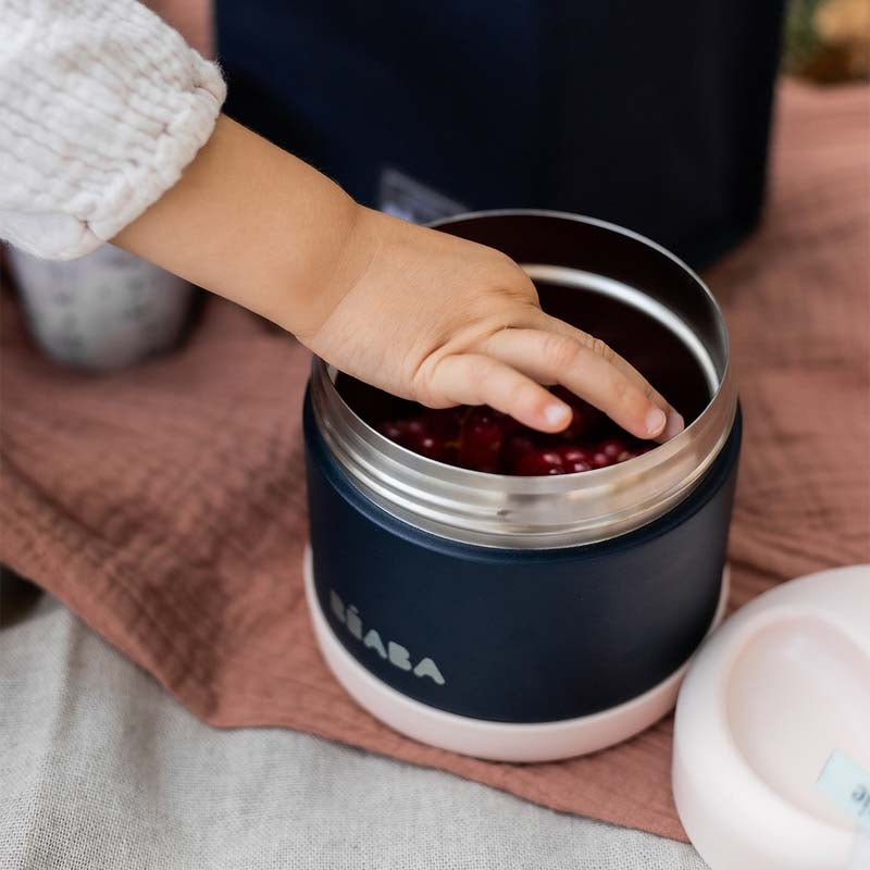 Beaba Thermo-Portion Insulated Stainless Steel Food Container, 500ml (3 Colors)