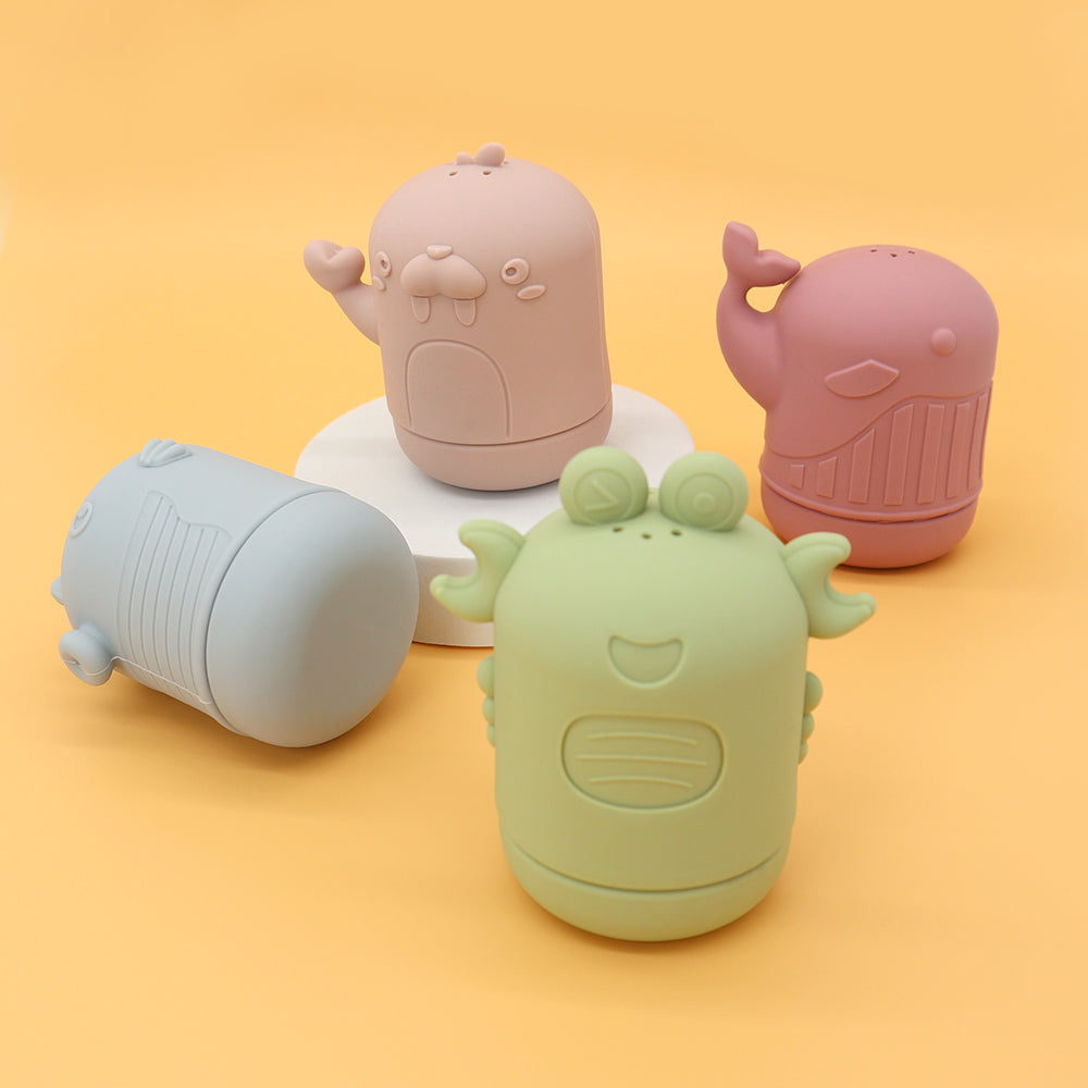 Biomom Bath Squirters, 4pk (2 Designs)