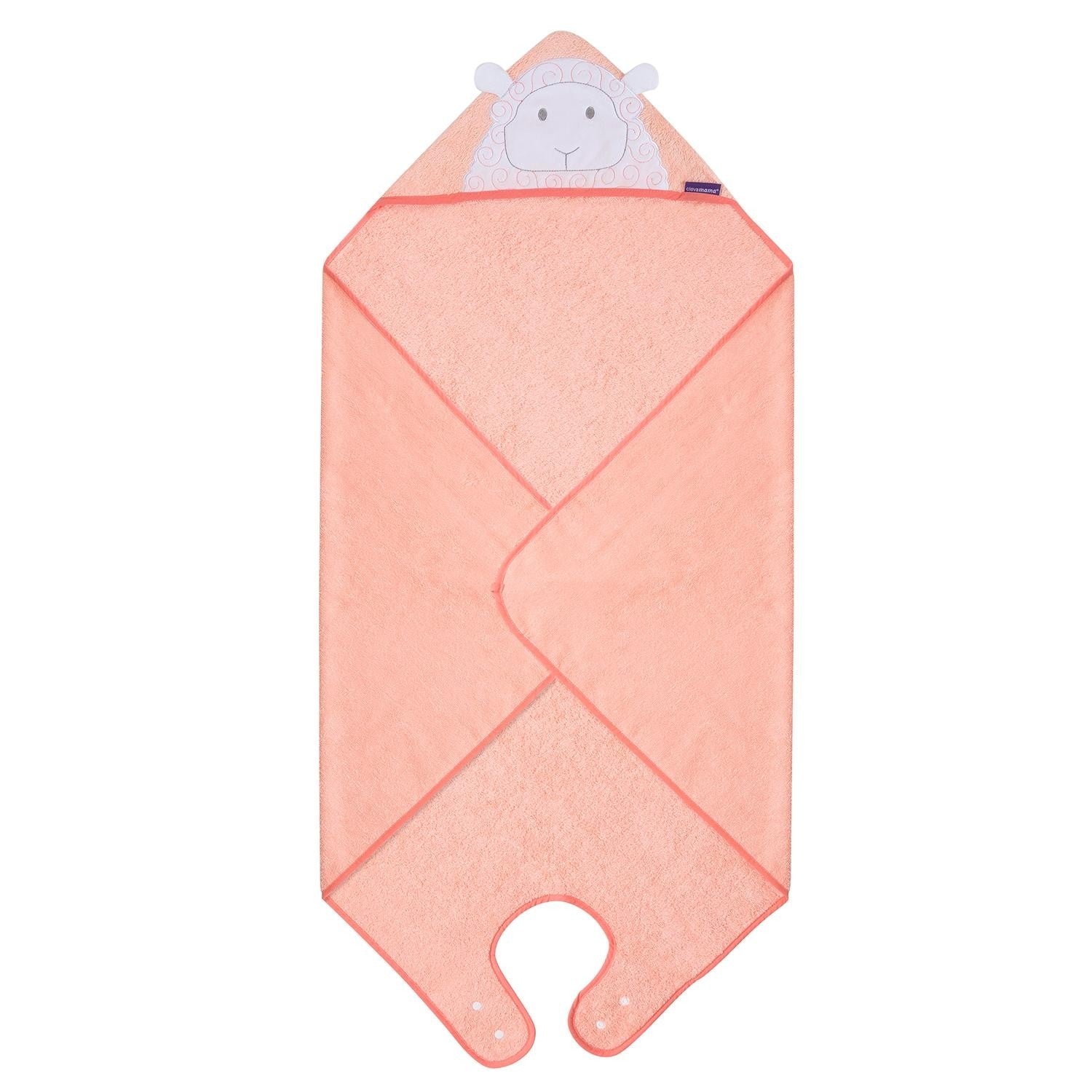 Clevamama Bamboo Apron Baby Bath Towel  (3 Designs)