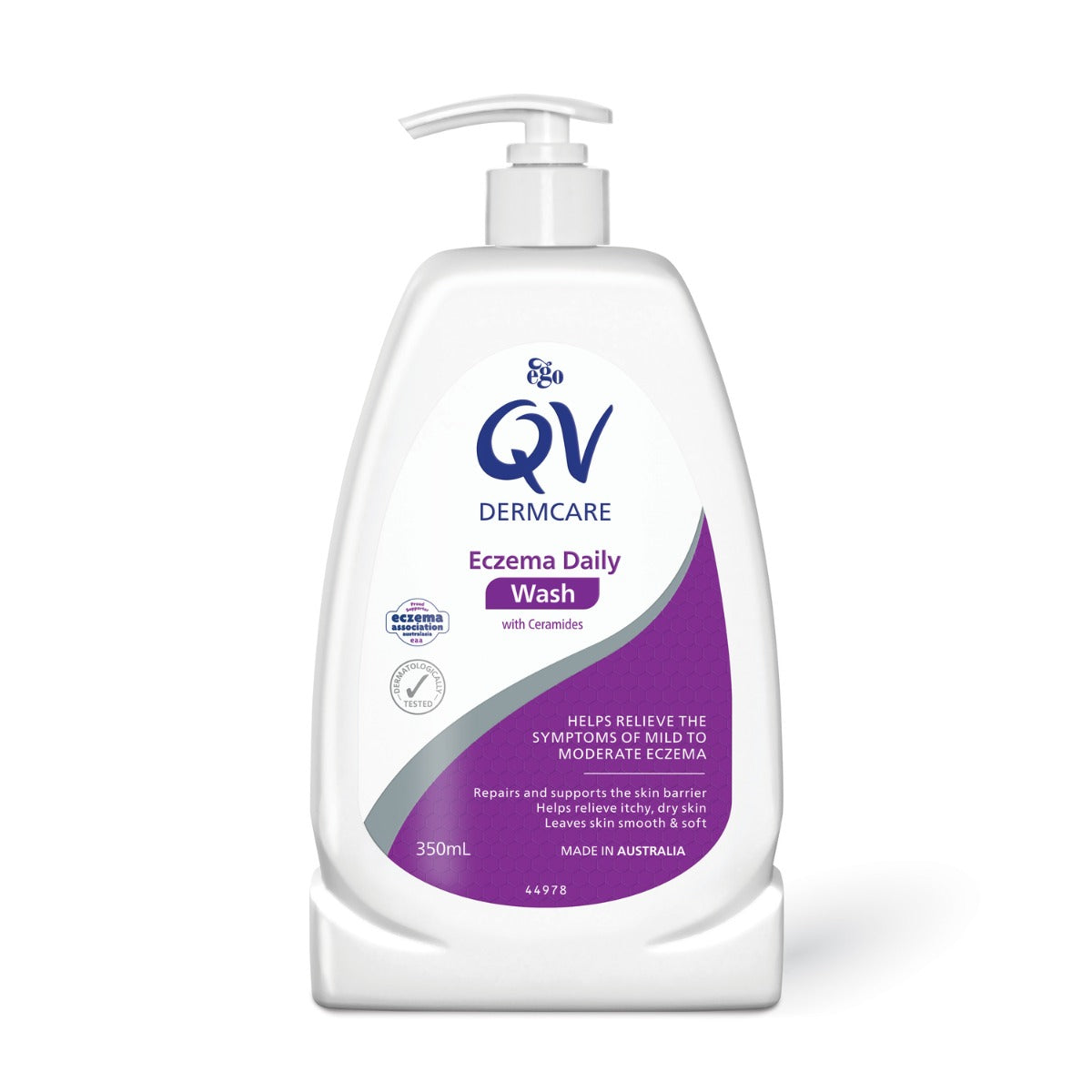 QV Dermcare Eczema Daily Wash With Ceramides, 350ml (Exp 12/29)