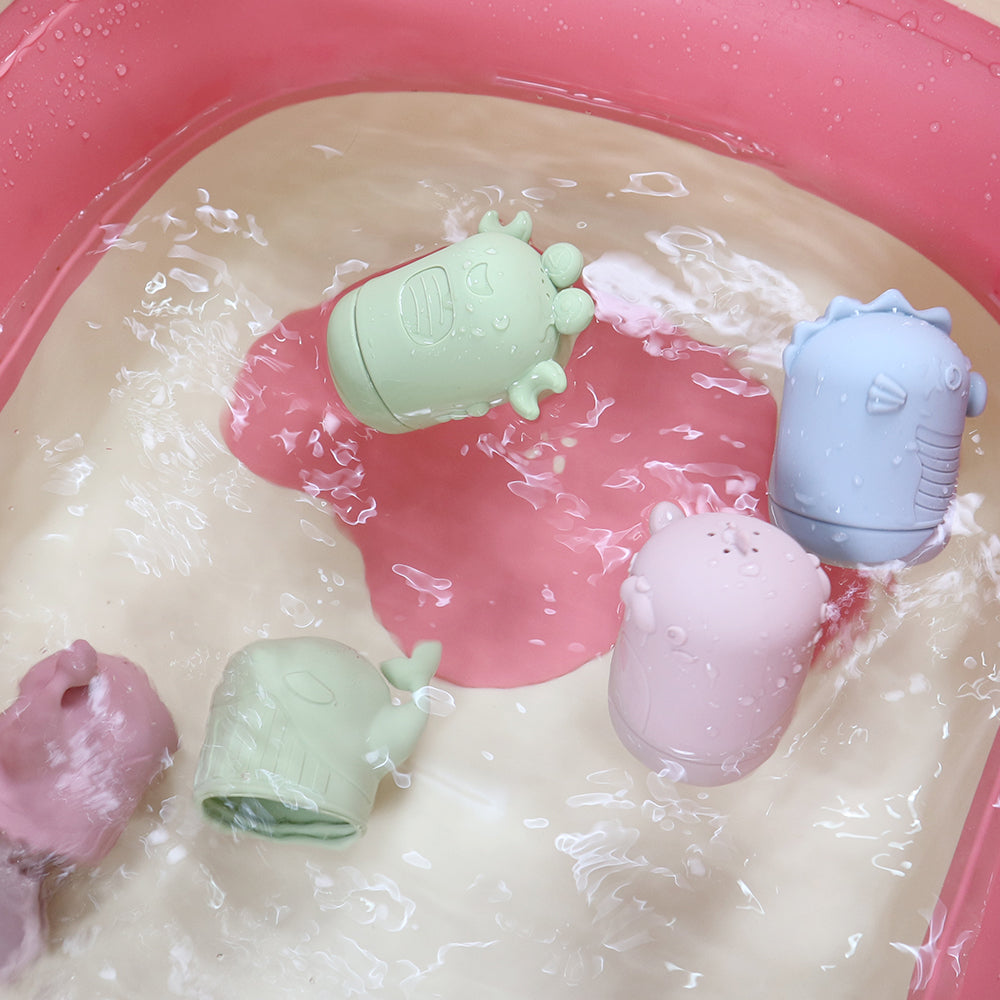 Biomom Bath Squirters, 4pk (2 Designs) - Pupsik Singapore