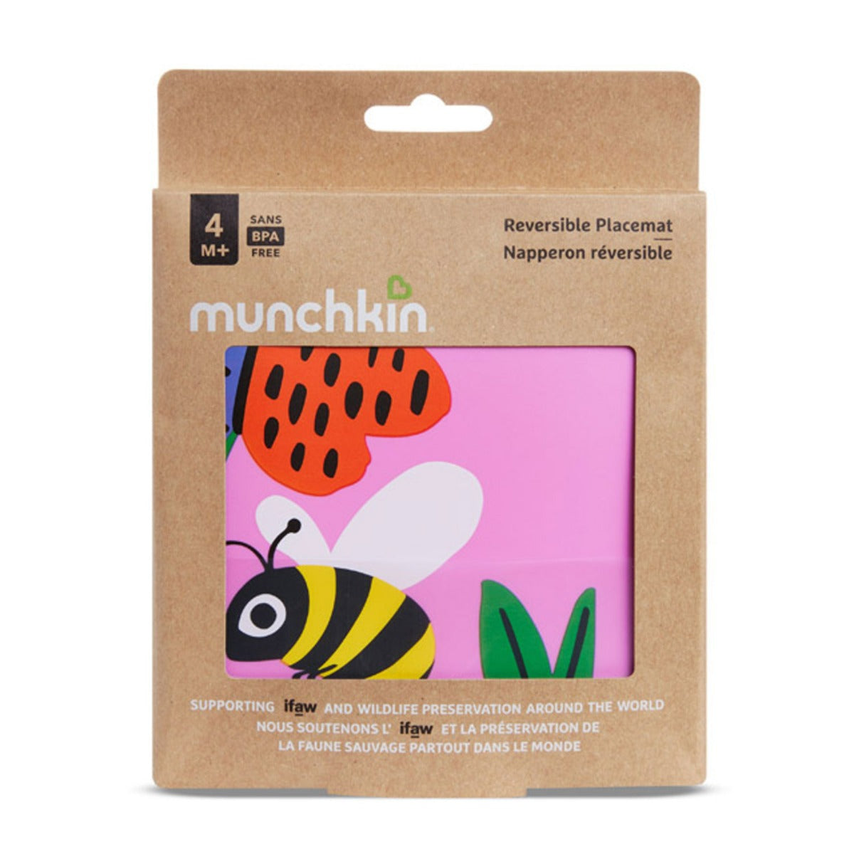 Munchkin WildLove Reversible Silicone Placement (3 Designs) - Pupsik Singapore