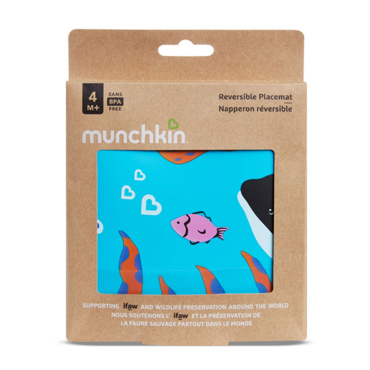 Munchkin WildLove Reversible Silicone Placement (3 Designs) - Pupsik Singapore
