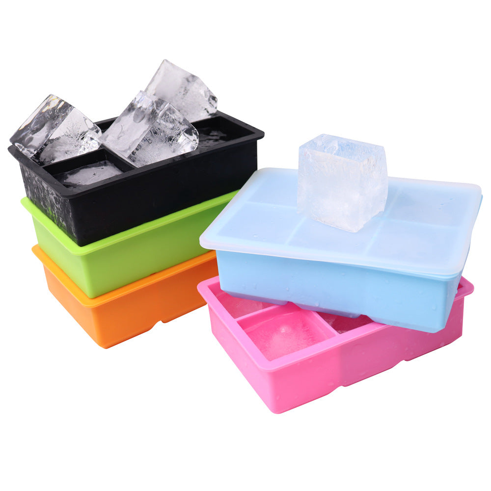 Biomom EasyServe Silicone Food Portion Freezer Tray with Resting Lid, 6 x 100ml (5 Colors)