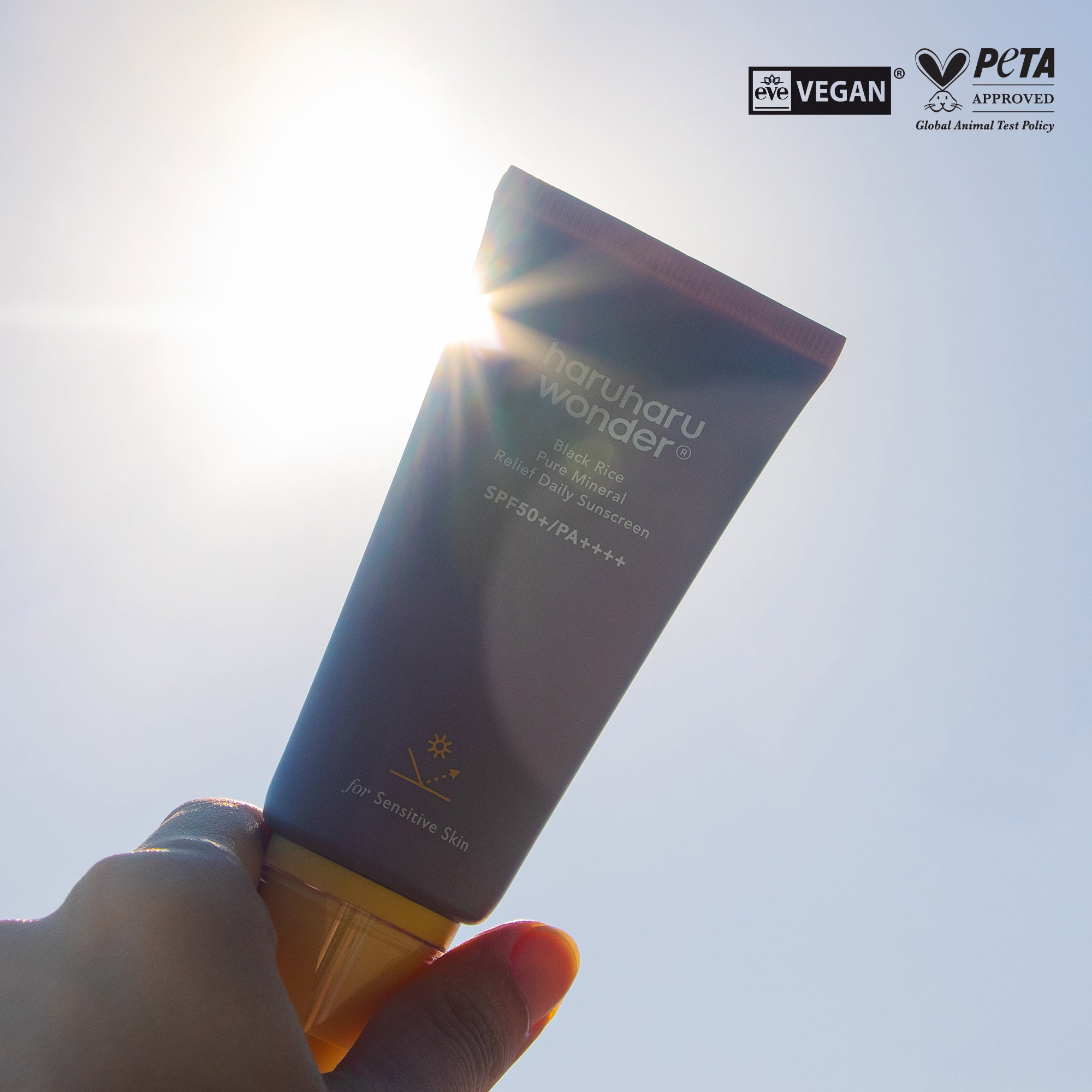haruharu wonder Black Rice Moisture Pure Mineral Relief Sunscreen SPF50+ PA++++, 50ml (Exp 04/28)