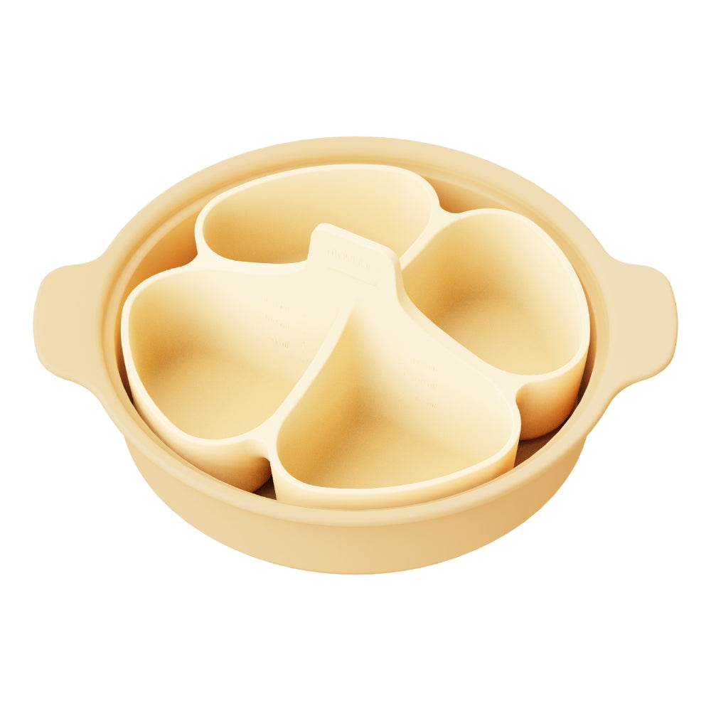 Moyuum All-in-One Baby Food Steamer with Divider, 1000ml (3 Colors)