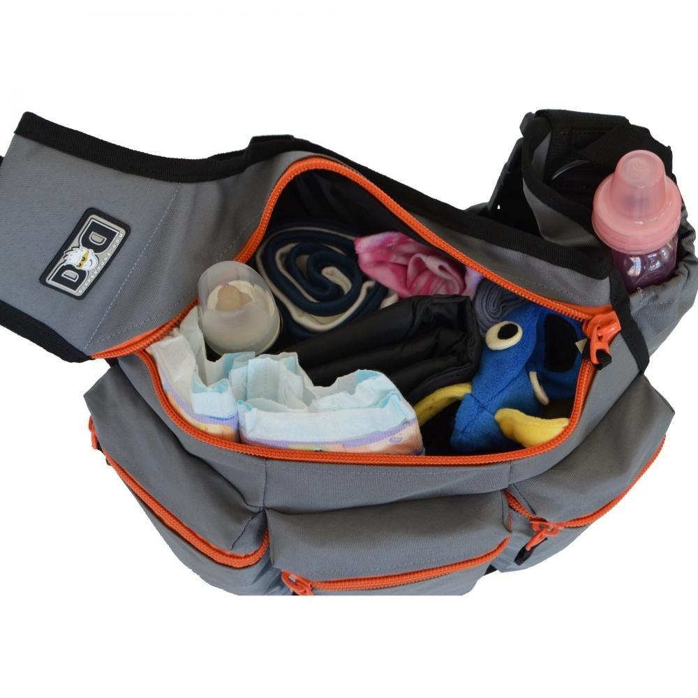 Diaper Dude Stamped Messenger Bag (4 Designs) - Pupsik Singapore