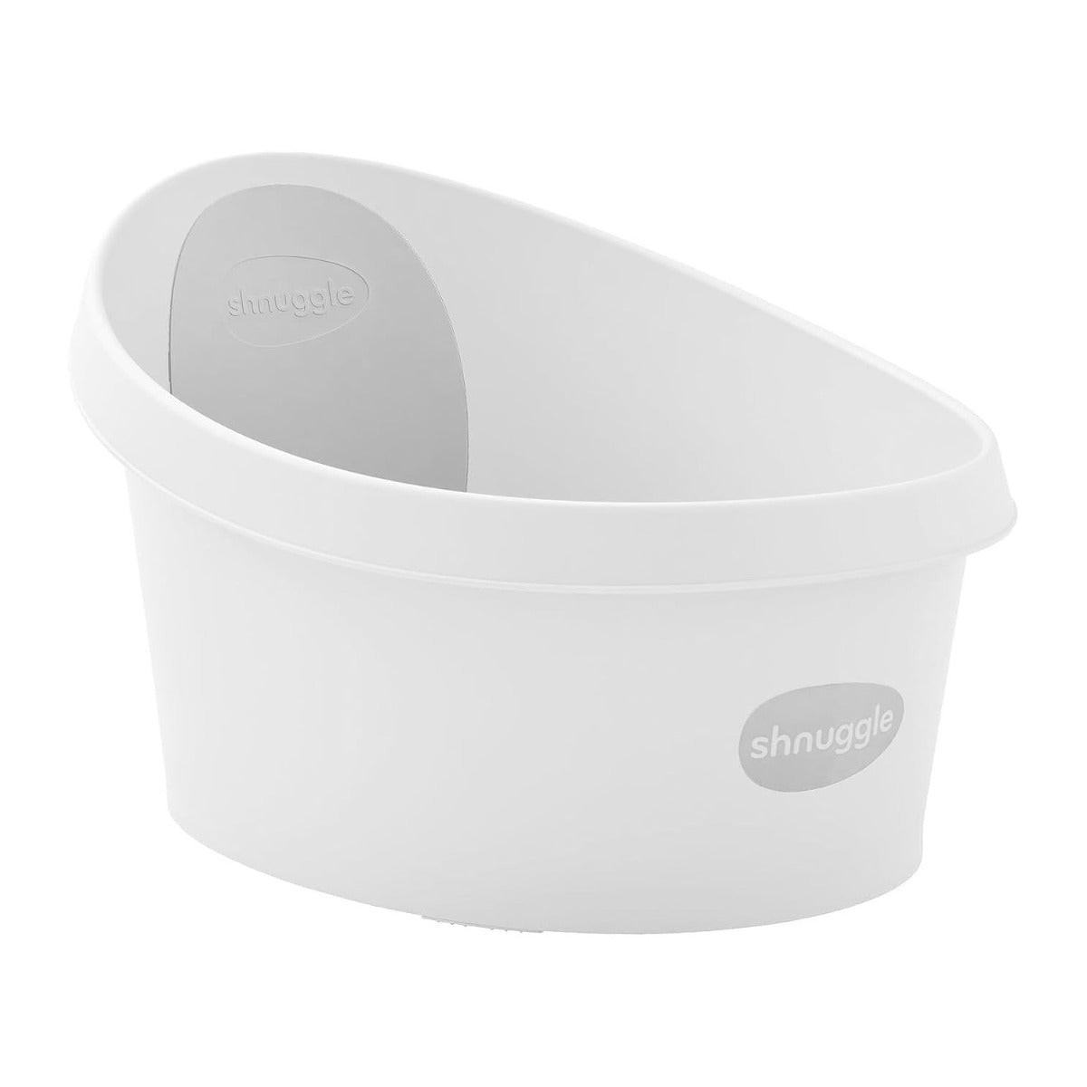 Shnuggle Toddler Bath Tub with Plug & Foam Backrest (2 Colors)