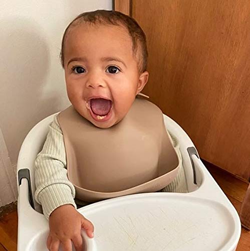 Ali+Oli Baby Silicone Bibs (7 Colours) - Pupsik Singapore