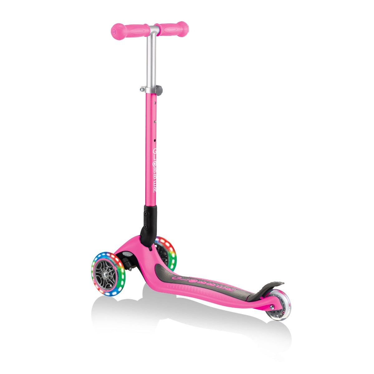 Globber Primo Height-Adjustable Foldable 3 Wheel Scooter (LED Wheels) (8 Colours) - Pupsik Singapore