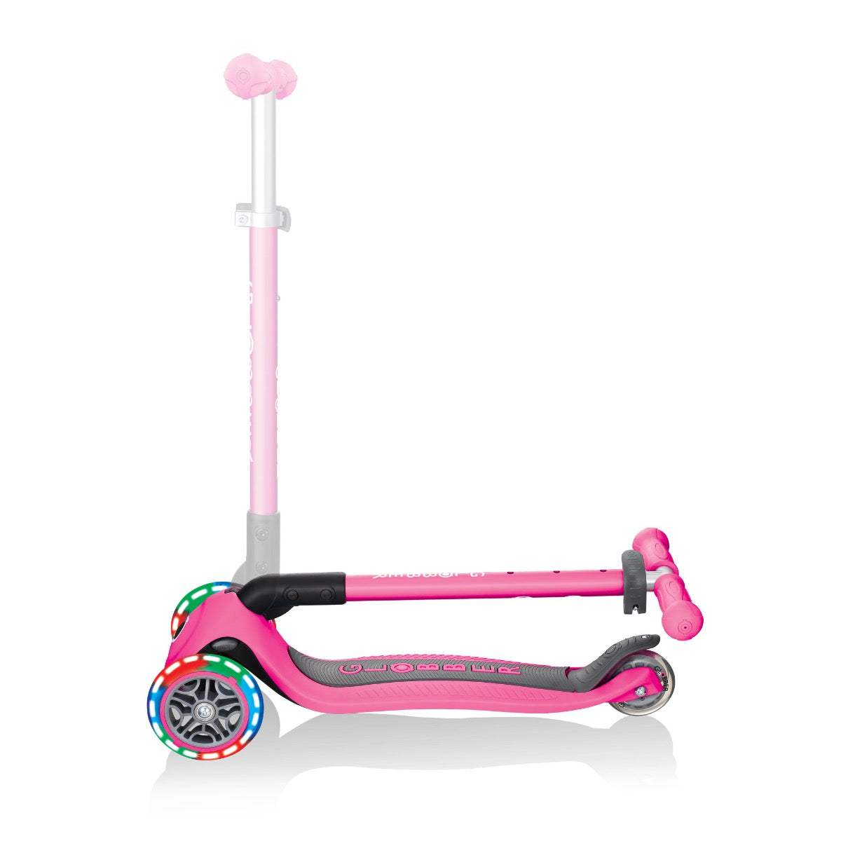 Globber Primo Height-Adjustable Foldable 3 Wheel Scooter (LED Wheels) (8 Colours) - Pupsik Singapore
