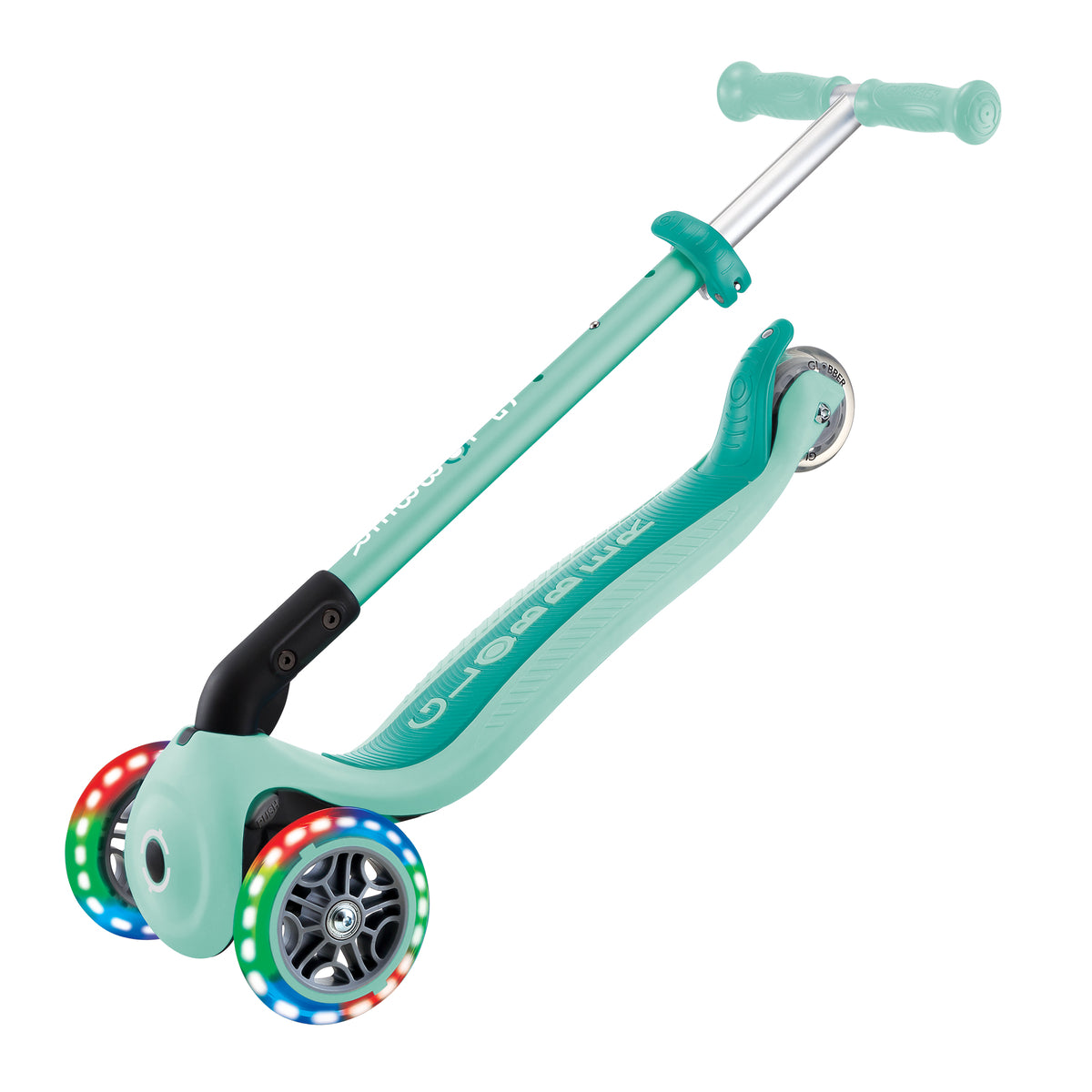 Globber Primo Height-Adjustable Foldable 3 Wheel Scooter (LED Wheels) (8 Colours) - Pupsik Singapore