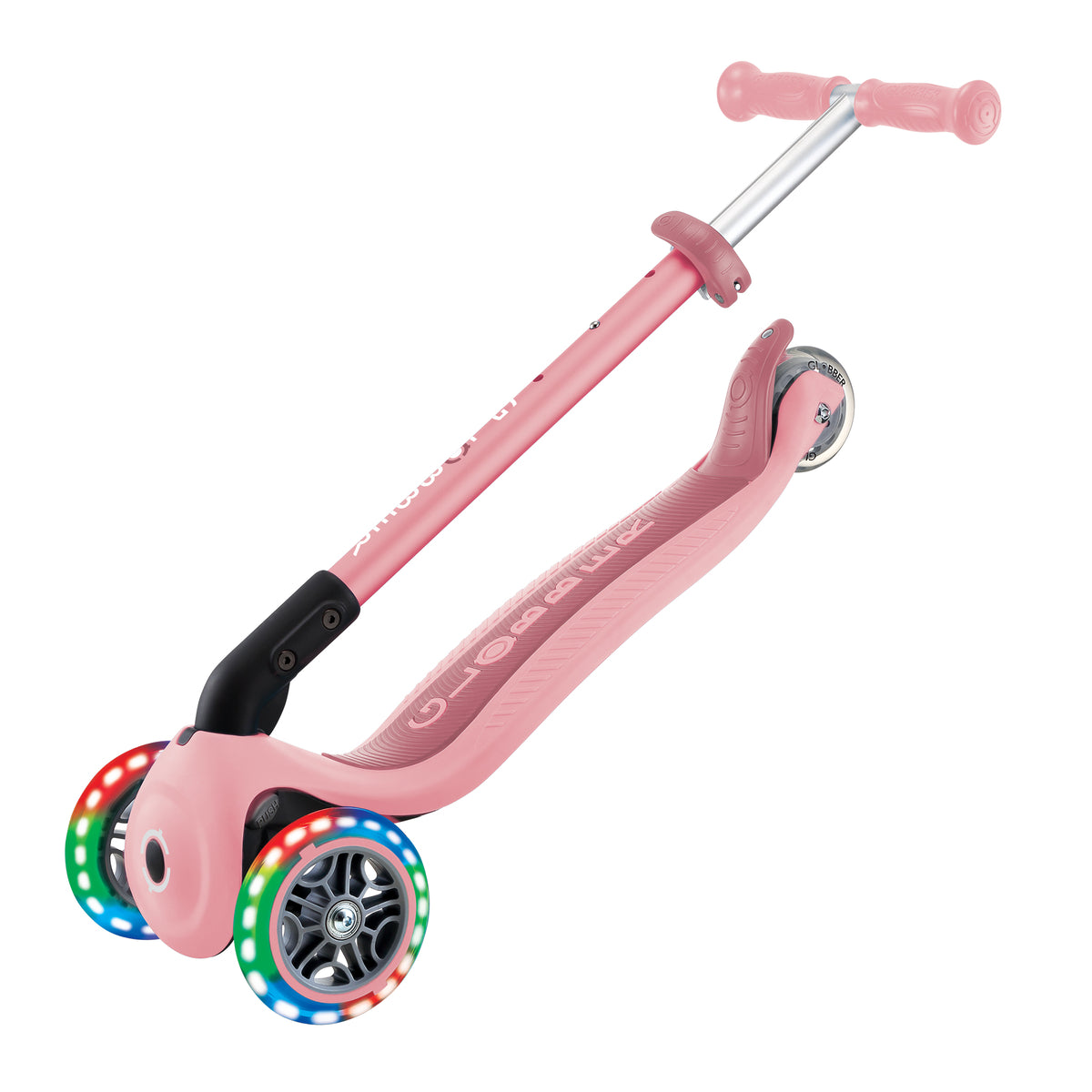Globber Primo Height-Adjustable Foldable 3 Wheel Scooter (LED Wheels) (8 Colours) - Pupsik Singapore