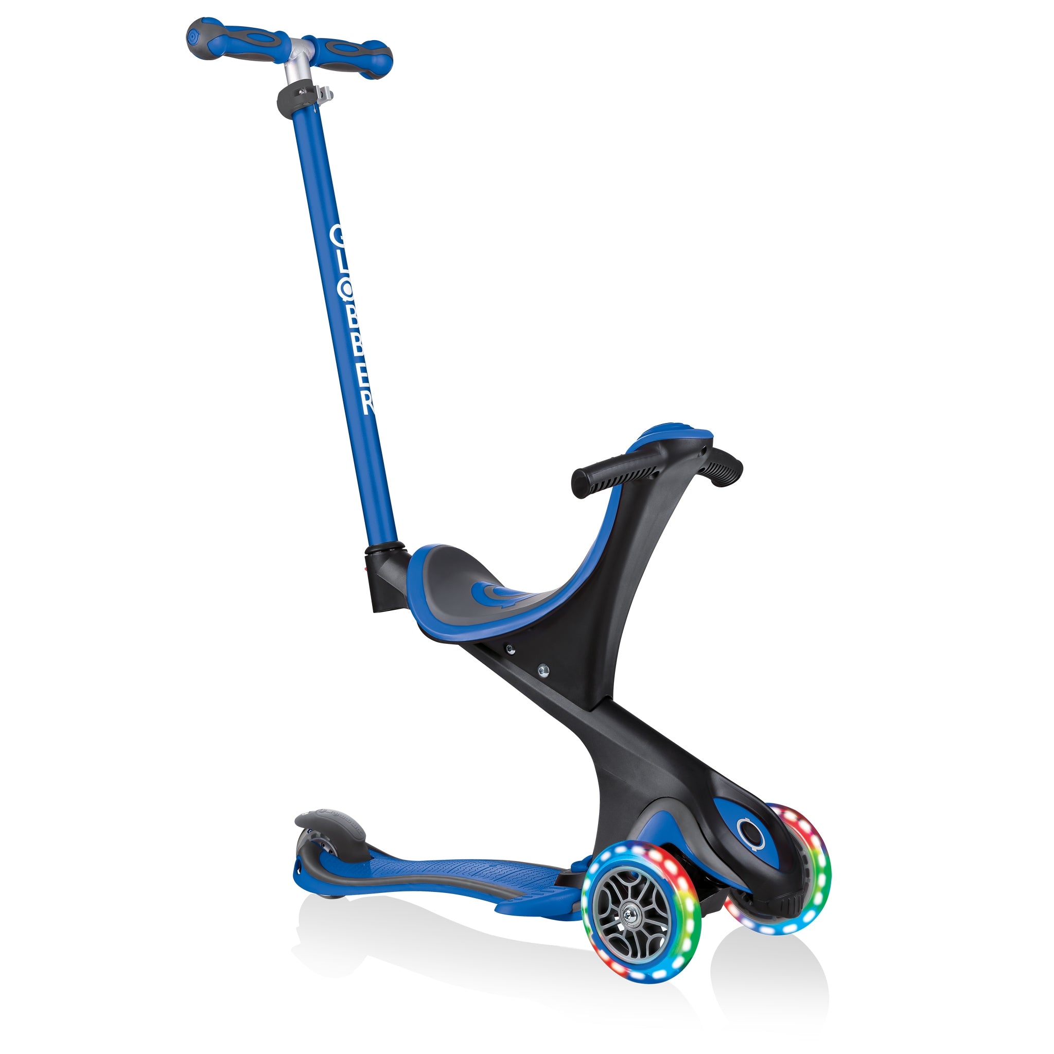 Globber GO•UP (Evo) Comfort Convertible Scooter (LED Wheels) (2 Colours)