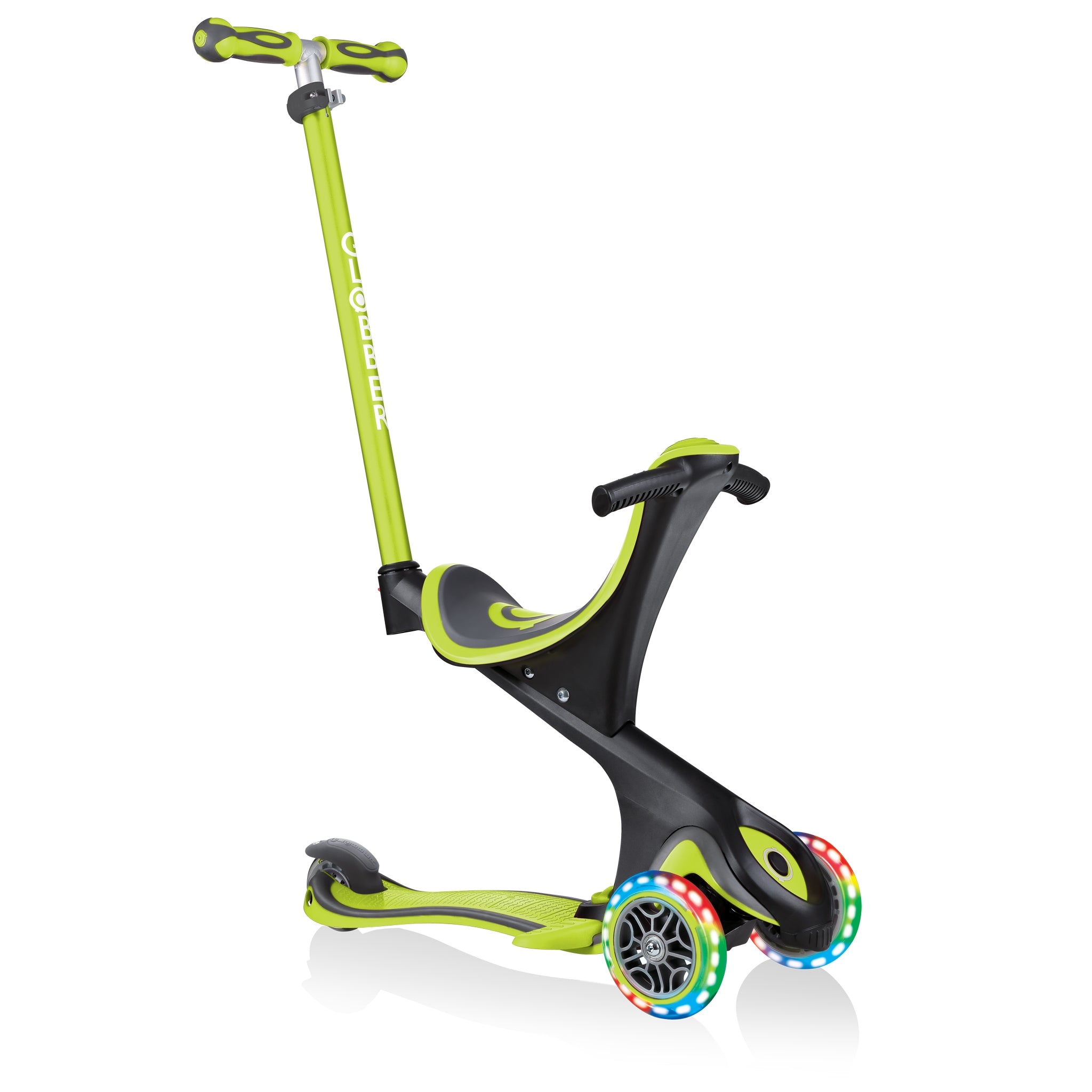 Globber GO•UP (Evo) Comfort Convertible Scooter (LED Wheels) (2 Colours)