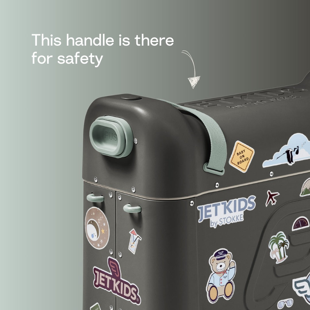 Stokke Jetkids Bed Box Airplane Ride/Carry/Sleep-On Suitcase V4 (6 Colours)