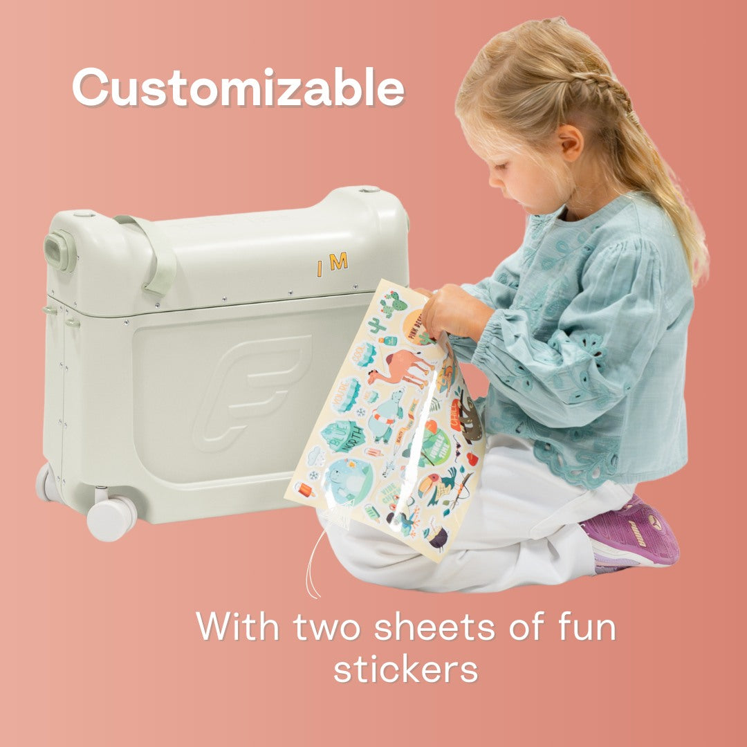 Stokke Jetkids Bed Box Airplane Ride/Carry/Sleep-On Suitcase V4 (6 Colours)
