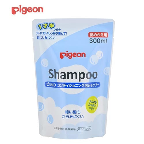 Pigeon Baby Conditioning Foam Shampoo, 300ml Refill (Exp 02/27)