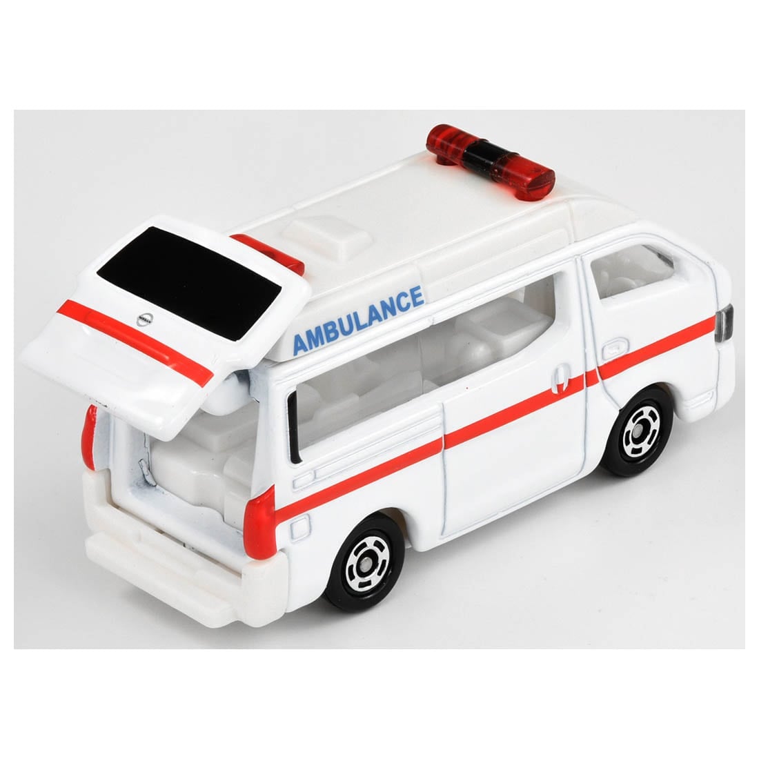 Tomica No.18 Nissan NV350 Caravan Ambulance Collectible Car Toy