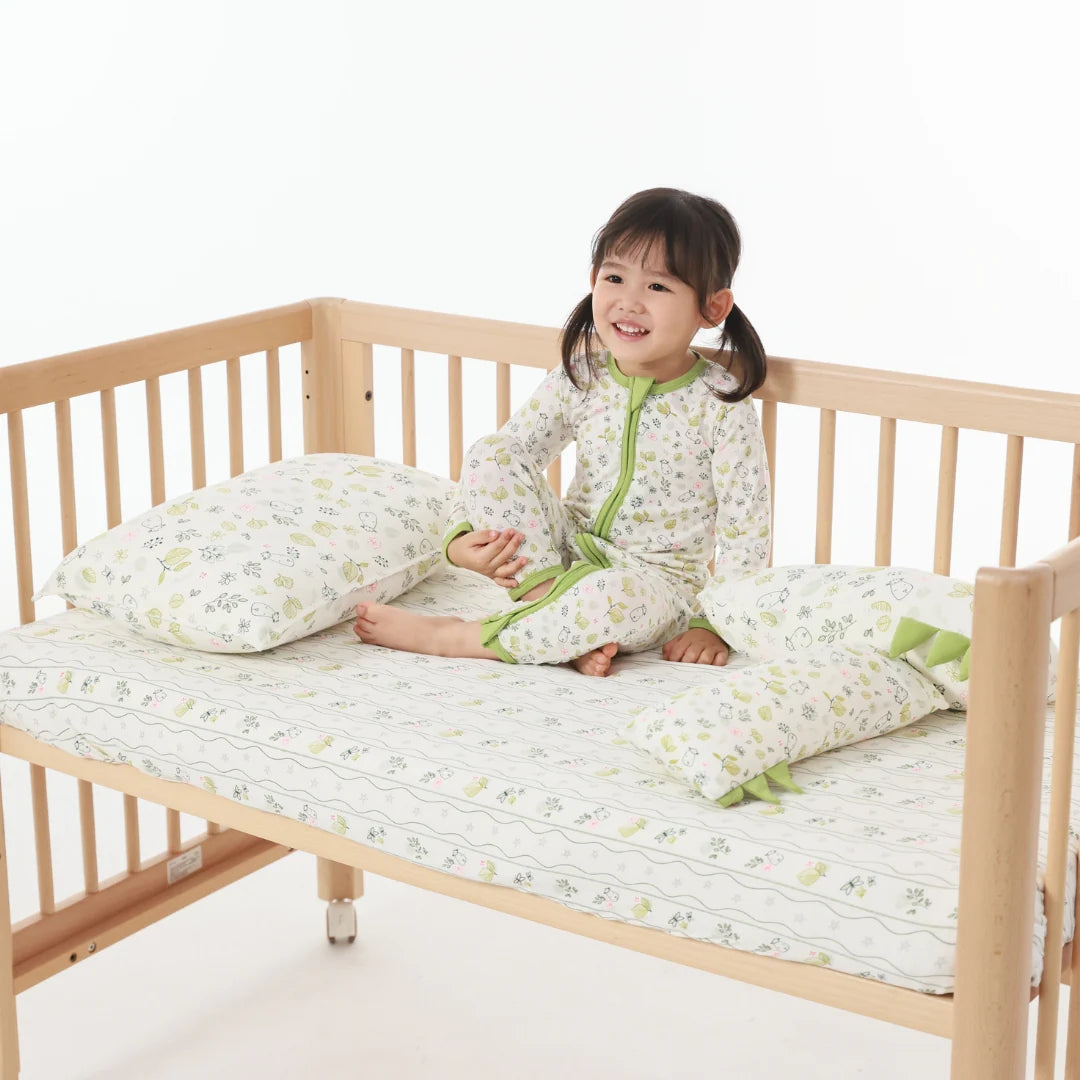 Baa Baa Sheepz Head Pillow, 30 x 47cm (Kids) - Dream Garden A Cream