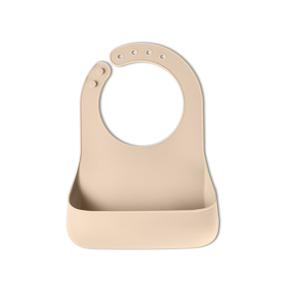 Biomom Silicone Square Base Baby Bib (2 Colors)