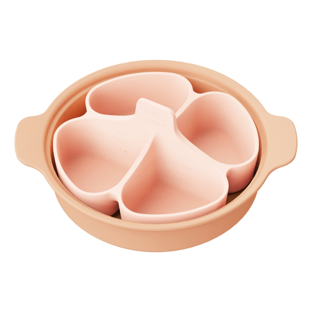 Moyuum All-in-One Baby Food Steamer with Divider, 1000ml (3 Colors)