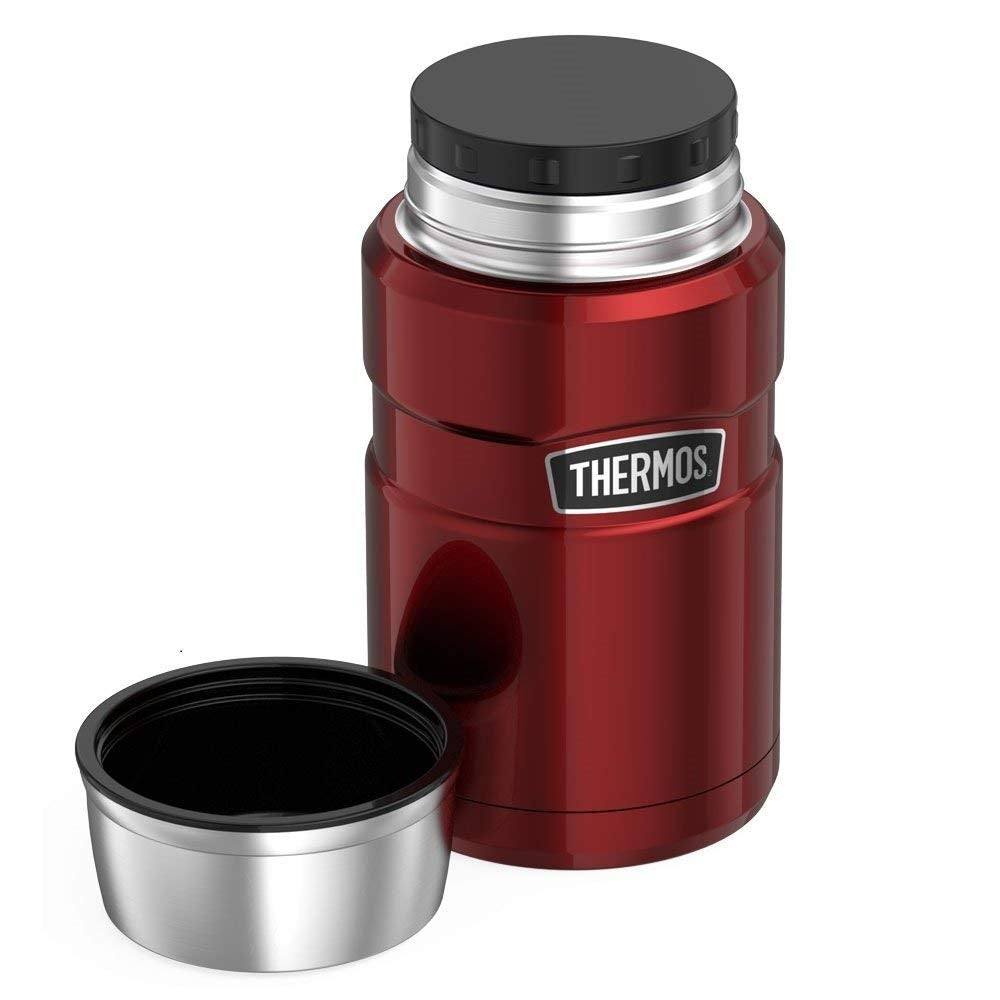 Thermos Vacuum Insulated Stainless Steel King Food Jar, 24oz (2 Colours) - Pupsik Singapore
