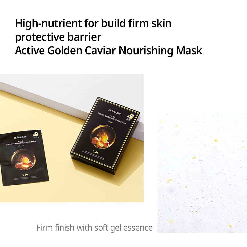JMsolution Active Golden Caviar Nourishing Mask, 10pcs (Exp 10/27)
