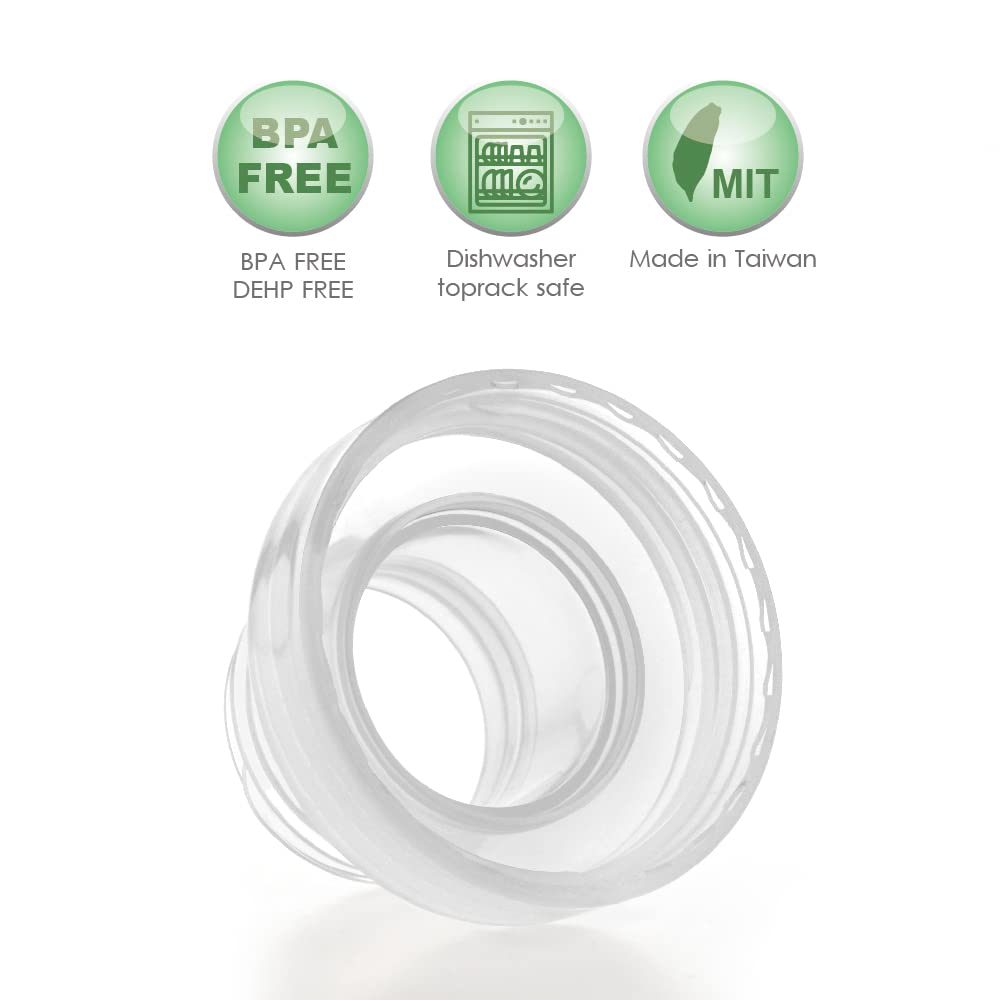 Maymom Conversion Kit for Medela Pumps to Lansinoh, MAM, Pigeon Bottles, 2pk