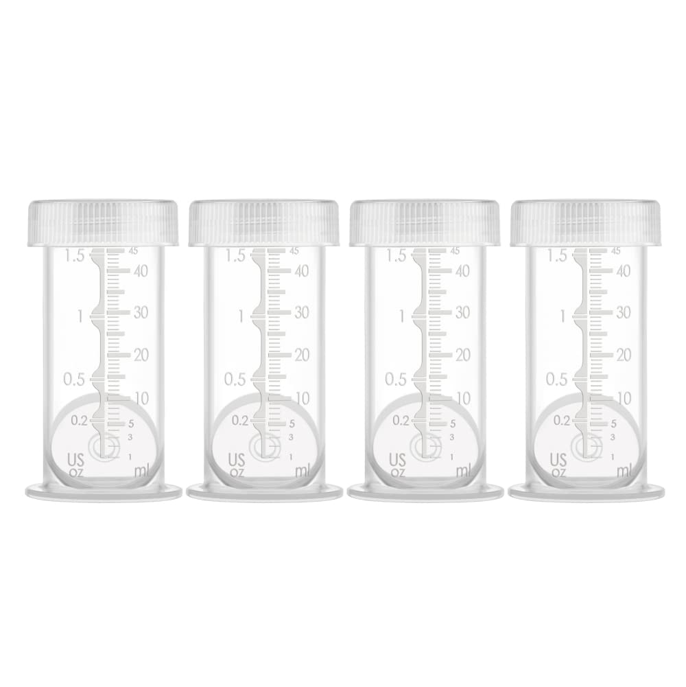 Maymom Colostrum & Milk Storage Container, 1.5oz (4pcs)