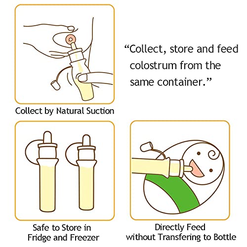 Haakaa Pre-Sterilized Silicone Colostrum Collector Feeding Pack (4ml x 6)